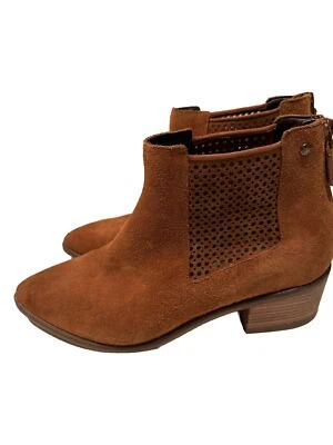 Cole Haan Val Bootie Pointed Toe Ankle Boots  Rusty Suede Women’s 8.5B Mint  D10 - Image 1 of 4