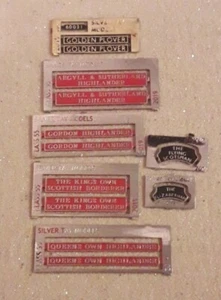 N gauge (2mm) Silver Tay Models nameplates and headboards - Foto 1 di 2