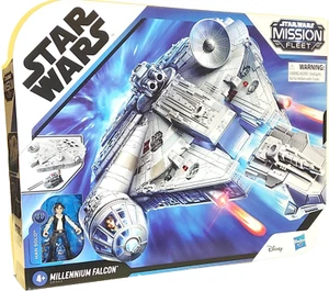 Star Wars Mission Fleet Millennium Falcon with Han Solo 2 Inch Figure - Picture 1 of 3