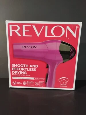Secador de pelo Revlon Essentials 1875W Frizz Control ROSA, NUEVO Foto 1 de 3