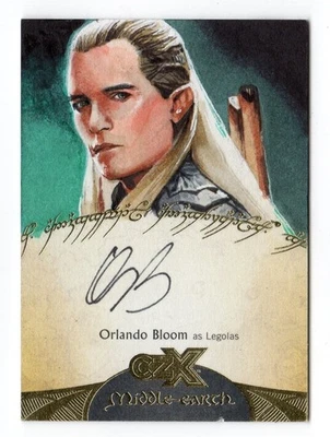 Cryptozoic CZX Middle Earth 1/1 Orlando Bloom Sketch Autograph by Chris Meeks - Image 1 of 3