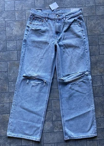 NEW NWT American Eagle Womens Strigid Stovepipe Jeans Size 6 Short High Rise 28W - Picture 1 of 10