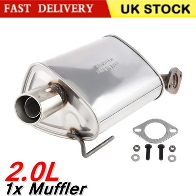 Stainless Steel Rear Exhaust Muffler For Subaru Impreza 2012-2016 2.0L SEDAN - Imagem 1 de 4