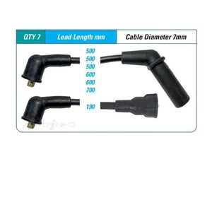 PAT Ignition Lead Set For Mitsubishi Pajero GLX GLS NH 3.0L 6G72 V6 12V SOHC - Picture 1 of 1