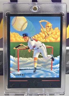 Fleer Tom Glavine Pro Visions 1993 #2 de 3 Just Say Wins RARO SP Atlanta Braves Foto 1 de 2