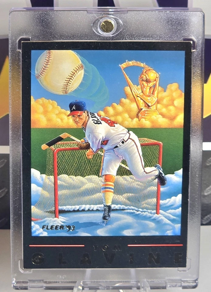 Fleer Tom Glavine Pro Visions 1993 #2 de 3 Just Say Wins RARO SP Atlanta Braves Foto 1 de 2