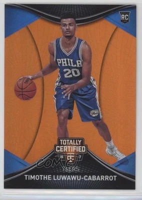 2016 Totally Certified Rookies Orange /60 Timothe Luwawu-Cabarrot #117 Rookie RC - Image 1 of 2