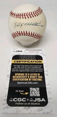 Billy Williams Signed Rawlings Official National League Baseball JSA COA CUBS A6 - Image 1 of 3