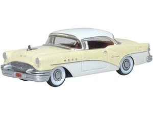 1955 Buick Century Diecast Model Car 1/87 Scale Yellow & White Red Interior b... - Picture 1 of 4