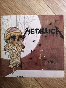 Metallica One Original 331/3 rpm 1989 7" Single Uk Metp 5 874 064-7 - Picture 1 of 11