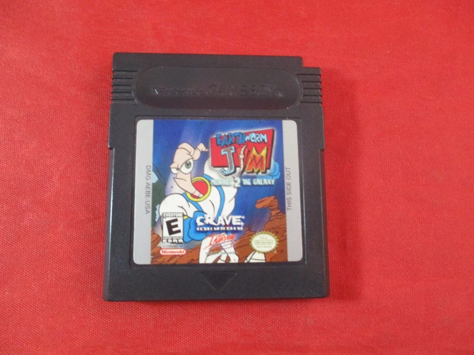 Earthworm Jim Menace 2 The Galaxy (Nintendo Game Boy Color) juego ¡FUNCIONA! Foto 1 de 2