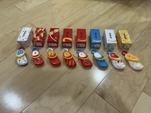 2024 McDonalds Full Set Mini Crocs Keychain Happy Meal Toys Completed 8 PCS Toy - Picture 1 of 9
