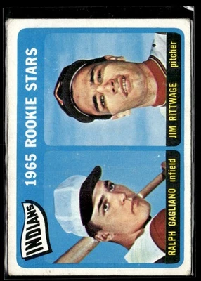 1965 Topps Ralph Gagliano/Jim Rittwage Rookie EX/MT Set Break #501 - Image 1 of 2