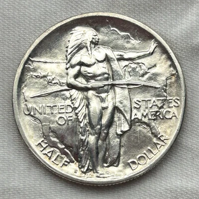 Moneda de medio dólar conmemorativa clásica de plata Oregon Trail Memorial 1926-S Foto 1 de 3