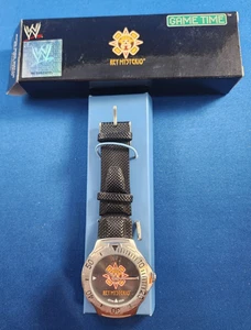 WWE Rey Mysterio WATCH Black Band Game Time Wrestling AVON NIB - Picture 1 of 3