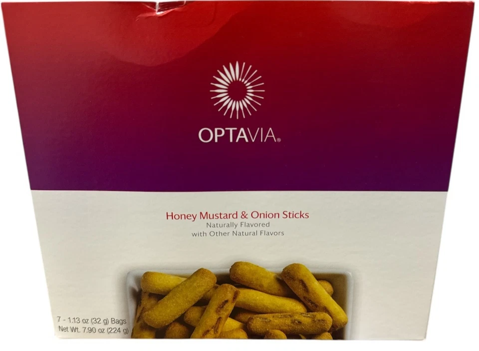 Optavia Honey Mustard & Onion Sticks 7 Packs - New - Exp 07/26 - Image 1 of 1