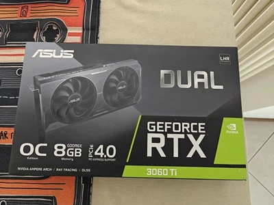 ASUS Dual GeForce RTX 3060 Ti OC LHR 8GB GDDR6 Perfetta E Funzionante - Immagine 1 di 4