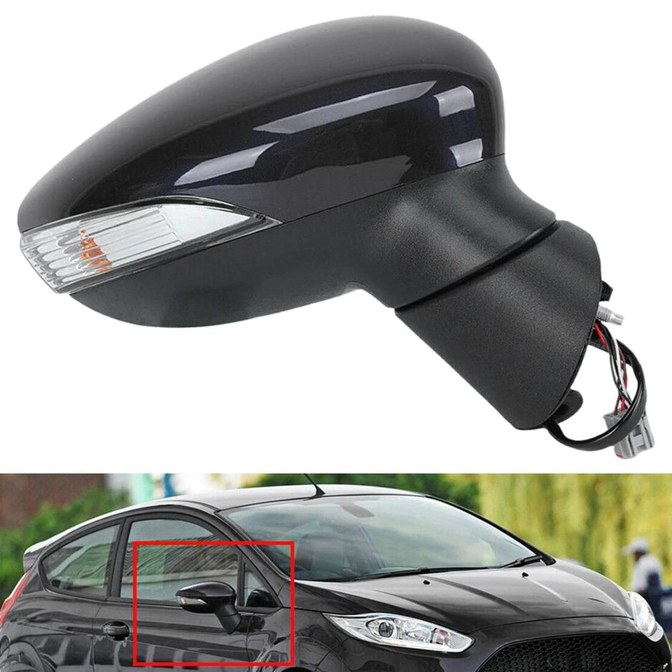 Fit for Ford Fiesta MK7 2013-2017 Right Side Rear View Mirror Assembly Foto 1 de 4