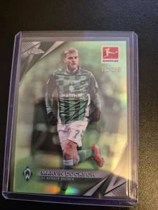 2024-25 Topps Chrome Bundesliga - Marvin Ducksch #18 Neon Green Refractor /250 - Bild 1 von 2