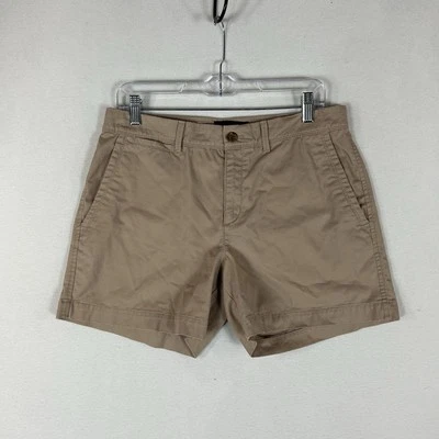 Pantalones Cortos Chinos Banana Republic 5 Pulgadas Desnudo Para Mujer 6 Caqui Beige Marrón Informal Playa Foto 1 de 4