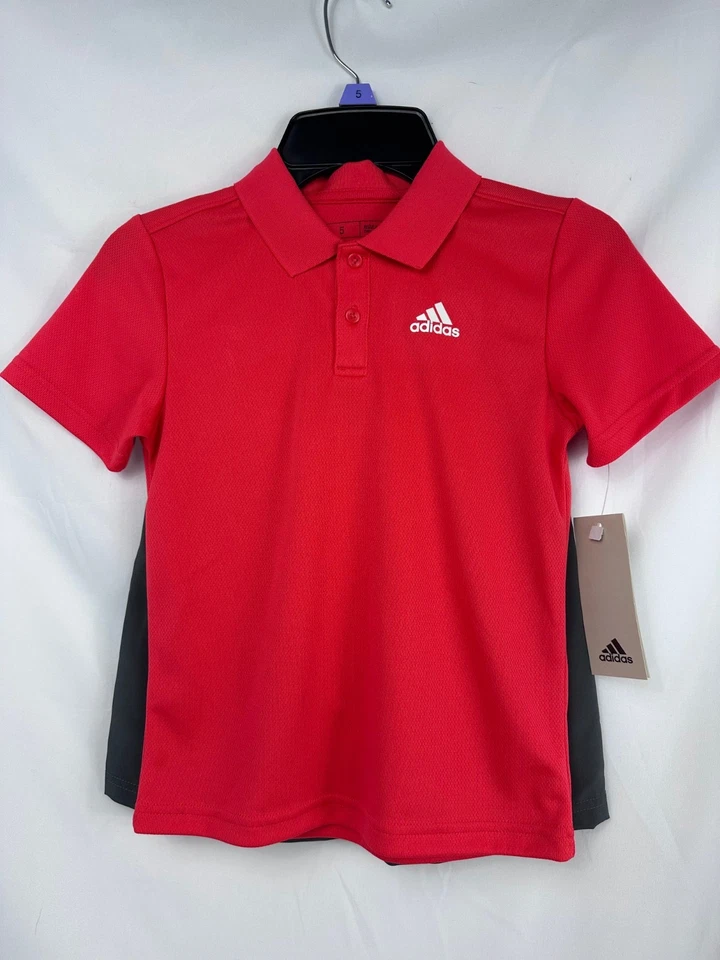 Adidas Niños Conjunto de 2 Piezas Pantalones Cortos y Camiseta Carga Talla 5 BRT Rojo/Gris Foto 1 de 4