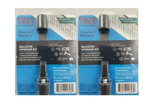 Tap N' Twist Easy Baluster Upgrade Kit, Parts for 10 (1/2") New Sealed 2 kits - Picture 1 of 3