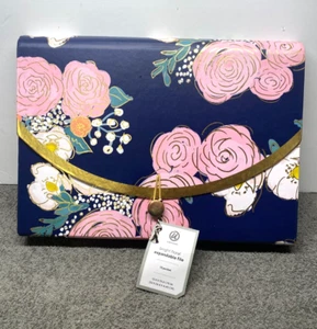 Expanding File Folders with 13 Pockets Floral Printed Accordion Document - Picture 1 of 3