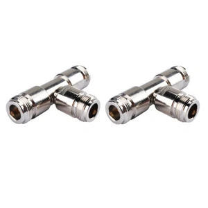 10-Pack N Female to Female to Female Tee RF Coaxial Connector Adapter - Picture 1 of 4