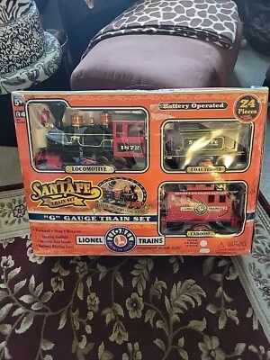 Lionel Santa Fe "G" Gauge Train Set Vtg 24 PC 14 Ft Of Track 2000 #62048 - Image 1 of 4