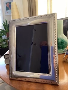Vintage English Sterling 999 Silver Gallery Picture Frame.8x5 Picture. - Picture 1 of 7