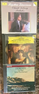 Claude Debussy - Set of three releases - Preludes, Nocturnes, Orchestral Pieces - Foto 1 di 4