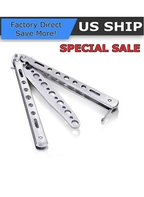 Butterfly Trainer Training Dull Tool Metal knife Practice NEW - Image 1 of 4