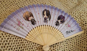 Hakuoki Decorative Folding Fan (Rare Collectable) (Hijikata Saitou Kazama)  - Bild 1 von 2