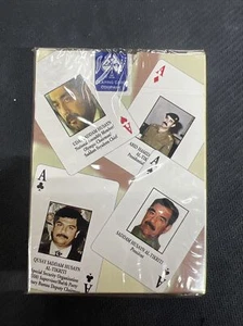 Iraqi Most Wanted Playing Cards Saddam Iraq /Operation Enduring Freedom New - Picture 1 of 4