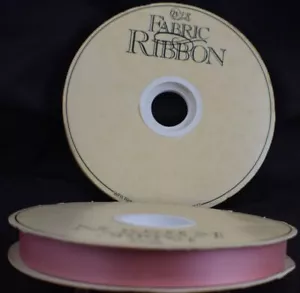 Thrifty Satin Mauve Fabric Ribbon 100 Yard Roll 5/8 Wide Vintage WFR - Picture 1 of 4
