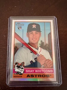 2025 TOPPS HERITAGE BASEBALL ** Shay Whitcomb: Chrome Refractor Rookie ** #362 - Picture 1 of 2