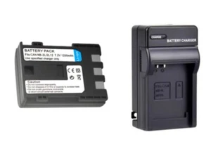1 Pack NB2L Battery +Charger for Canon PowerShot G7 G9 S30 S40 S45 S50 - Picture 1 of 3