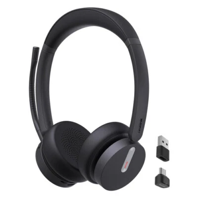 Yealink BH70 Dual Wireless Headset Microsoft Teams Certified USB-C/A 1208703 - Image 1 of 4