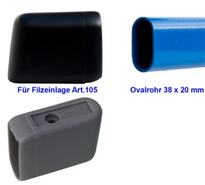 Filzleiter 104 Ass Casala Flötotto Schule Stuhl *Kunststoffgleiter Schulmöbel - Bild 1 von 10