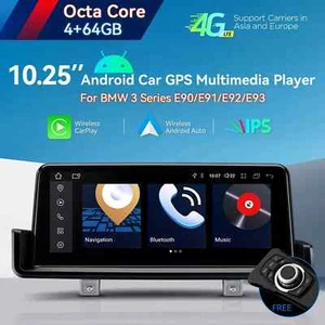XTRONS QDB1090UNL AUTORADIO GPS BMW E90 E91 E92 E93 Android 14 WIFI 4G Carplay - Picture 1 of 13