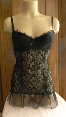 Rampage Intimates Nuevo con Etiquetas Slip Negro Talla M Foto 1 de 4