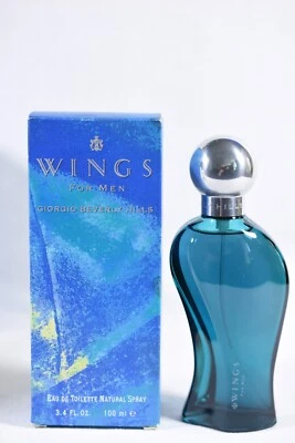 De colección 1992 Wings de Giorgio Beverly Hills para hombre, eau de toilette spray, 3,4 oz Foto 1 de 4