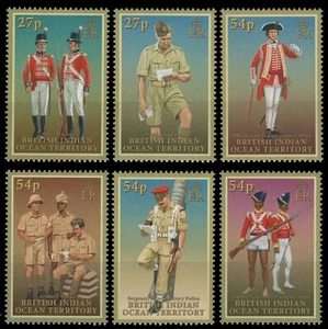 BIOT 2008 - Mi-Nr. 451-456 ** - MNH - Uniformen / Uniforms - Bild 1 von 1