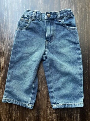 Jeans Ecko Unltd Bebé Talla 12 Meses Azul Denim 100% Algodón Calce Relajado De Colección Foto 1 de 4