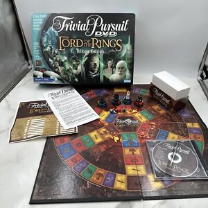 The Lord Of The Rings Trilogy Edition Trivial Pursuit DVD Board Game Complete