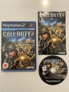 Call Of Duty 3 PlayStation 2 Game PS2 PAL CIB Complete Manual VGC COD 3 - Picture 1 of 9