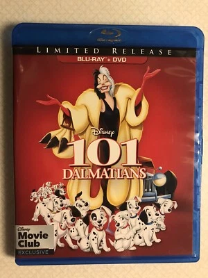 Disney 101 Dalmatians (Blu-ray + DVD 2018) Limited Release Movie Club Exclusive. - Image 1 of 2
