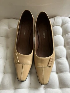 Pumps Daniel Hechter Leder Nude Beige Gr. 38 Absatzhöhe 6cm - Bild 1 von 2