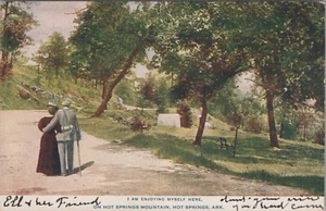 Postcard Arkansas AR Hot Springs Mountain Trail 1910 - Picture 1 of 2