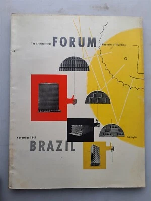 The Architectural Forum Magazine - November 1947 Issue - Brazil Designs - Image 1 of 4